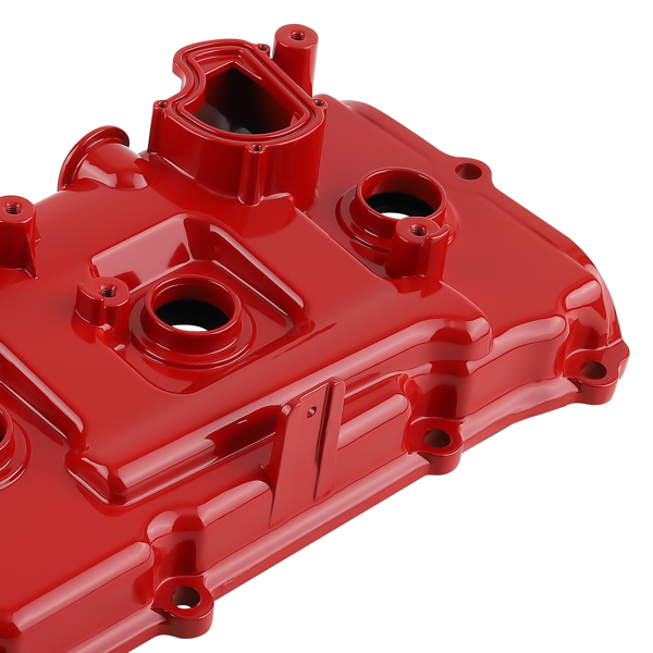 铝制红色气门室盖，适用于日产 Armada、Titan、Pathfinder 和英菲尼迪 QX56 5.6L 车型（2004-2016 款）-6