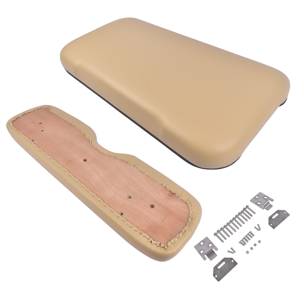 坐垫套装 Front Seat Cushion Kit with Hardware Tan Color Replacement for EZGO TXT Golf Cart 1994-2013 71751-G01 71751-G03-4