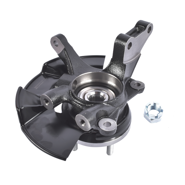 转向节总成 Front Steering Knuckle & Wheel Bearing Hub Assembly Left Fit for Kia Sportage Hyundai Tucson 2005-2009-7