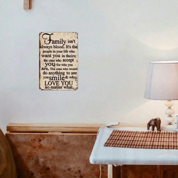 CIFbuy8x12 英寸 ( 20.3x30.5cm )复古风乡村风铝合金标牌Farmhouse适用于家居、Office（TikTok、temu下自提）-3