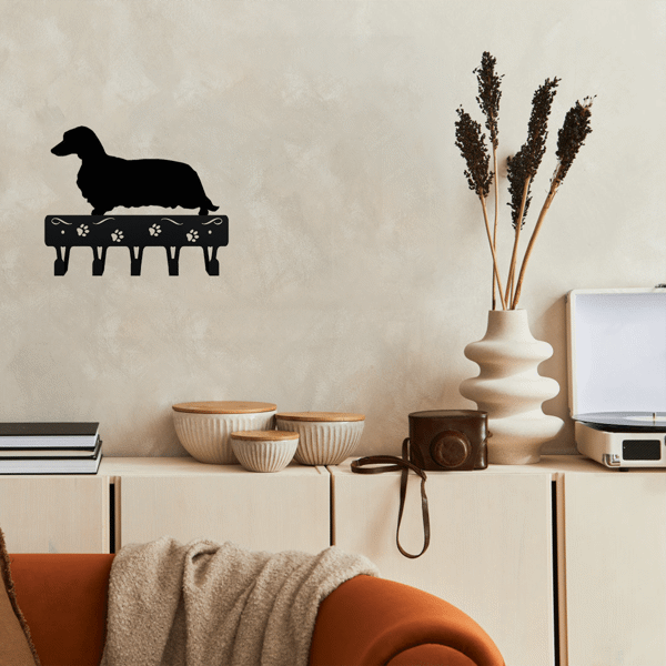 CIFbuy™ 金属艺术狗钥匙架 六寸多功能壁挂收纳架（TikTok、temu下自提）-4