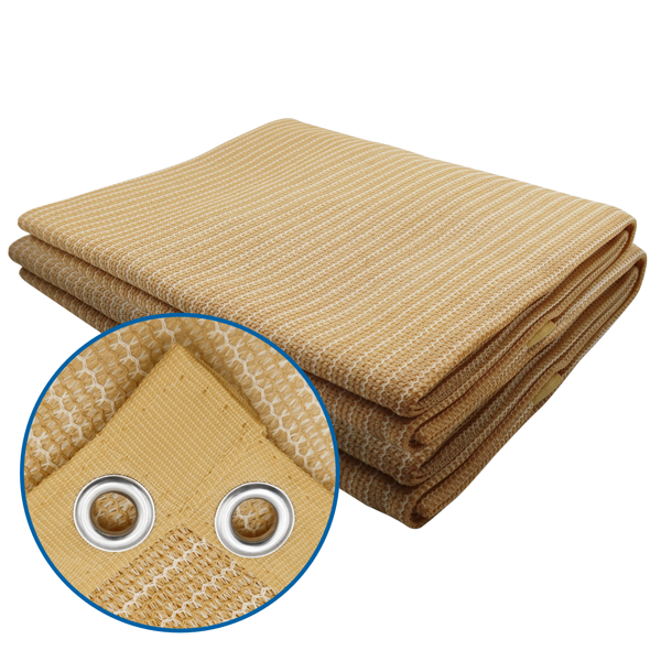 XISHAN 6'X10' 摩卡色HDPE花园网-13