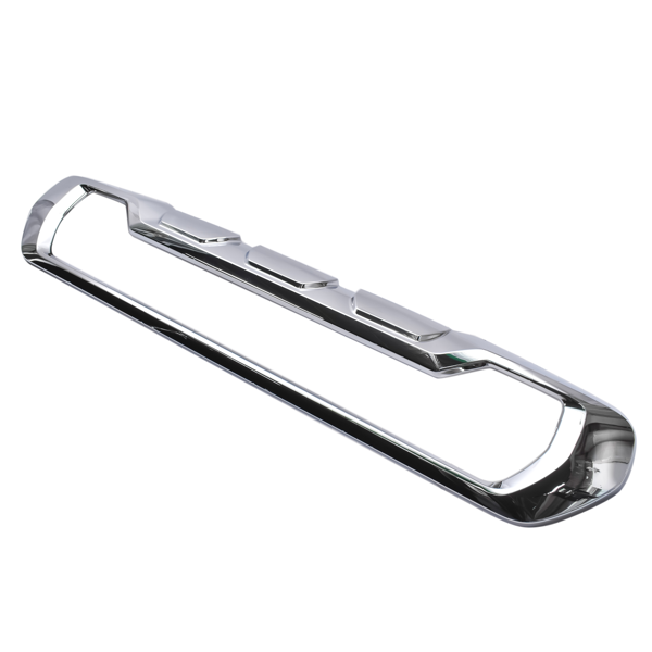 前保险杠饰条 Chrome Front Bumper Molding Skid Plate Fit for GMC Sierra 2500 HD 3500 HD 6.6L V8 Diesel Gas 2020-2023 Polypropylene Plastic Metal 84319824-6