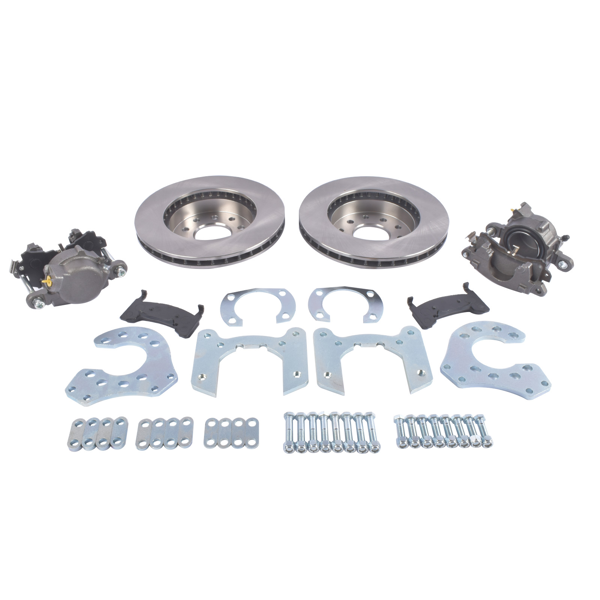 刹车盘套装 9 Inch Rearend Bolt-On Rear Disc Brake Kit Universal Kit Replacement for Ford Old & New Style-2