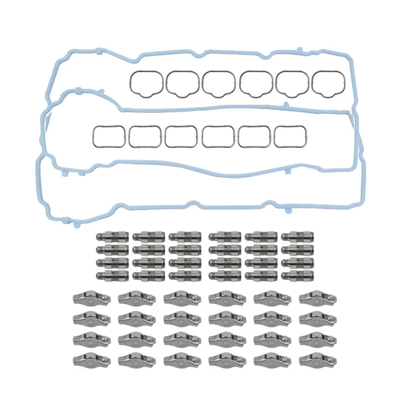 气门挺柱套装 Rocker Arm & Lifter & Valve Cover Gaskets Kit Fits For 11-16 3.6L Chrysler 300 Dodge Challenger Jeep Grand Cherokee 3.6L V6 5184296AH-4