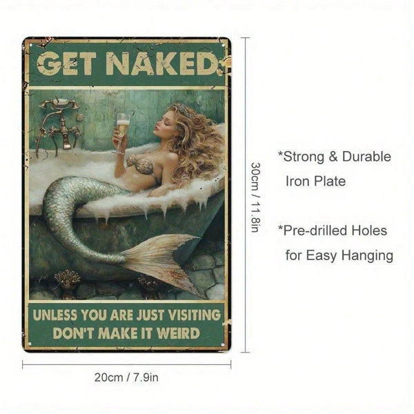 CIFbuy12x8 英寸 ( 30.5x20.3cm )复古风乡村风铝合金标牌适用于家居、酒吧（TikTok、temu下自提）-3