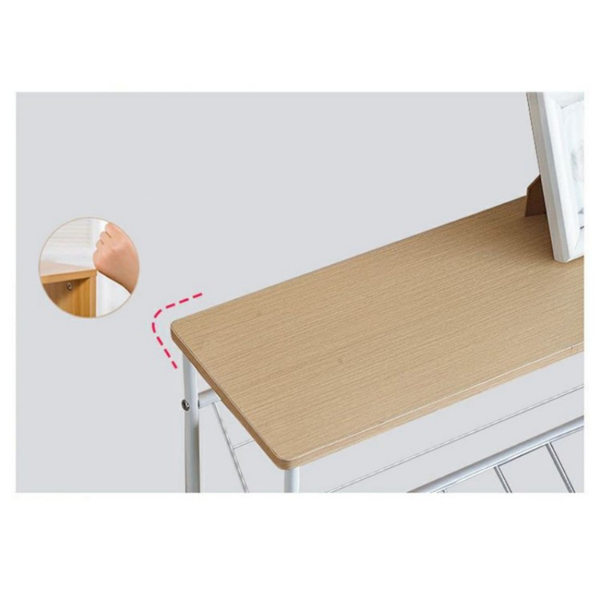 鞋架 铁线款 白色 四层-4