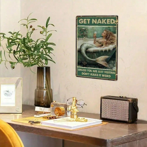 CIFbuy12x8 英寸 ( 30.5x20.3cm )复古风乡村风铝合金标牌适用于家居、酒吧（TikTok、temu下自提）-6