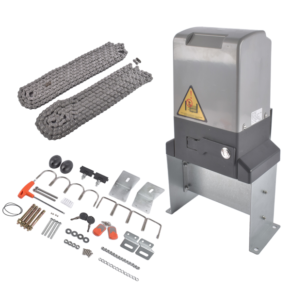 开门机 3300lbs Automatic Sliding Gate Opener Electric Door Operator w/ Infrared Sensors-2