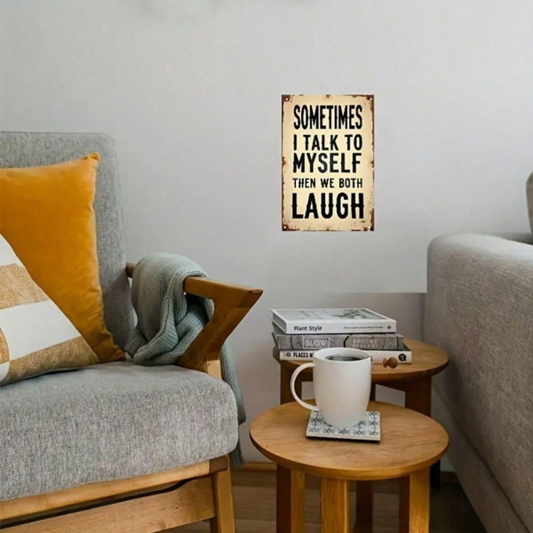 CIFbuy8x12 英寸 ( 20.3x30.5cm )复古风趣味铝合金标牌（TikTok、temu下自提）-5