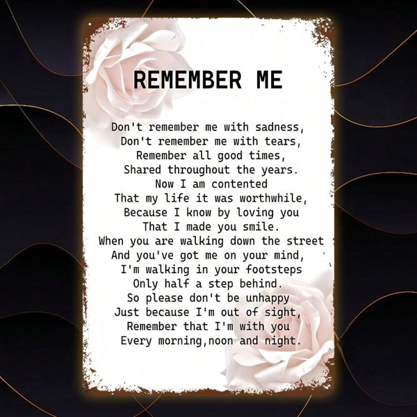 CIFbuy8x12 英寸 ( 20.3x30.5cm )复古风怀旧风铝合金标牌适用于家居（TikTok、temu下自提）-6