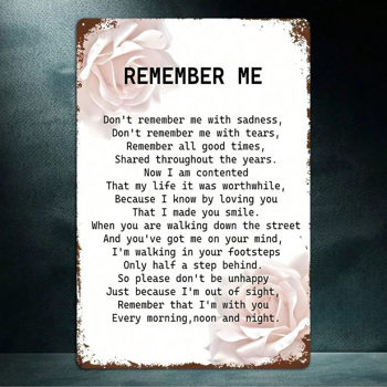 CIFbuy8x12 英寸 ( 20.3x30.5cm )复古风怀旧风铝合金标牌适用于家居（TikTok、temu下自提）