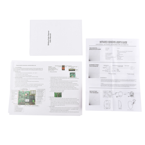 开门机 Automatic Motor Remote Kit Gate Operator for Sliding Gate with Wireless Keyboard-10