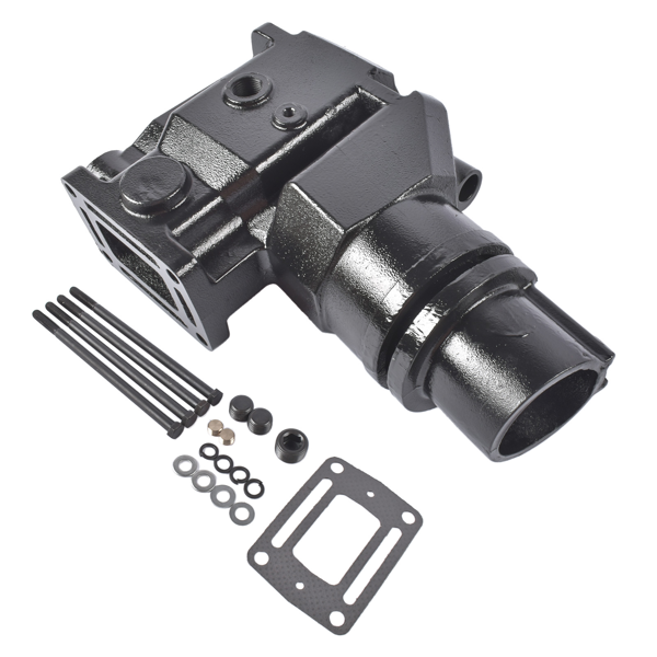排气歧管 Exhaust Elbow Kit w/Gasket and Mounting Hardware Replacement for Volvo Penta OMC V6 V8 1992-on 913784 3857944 3863061-7