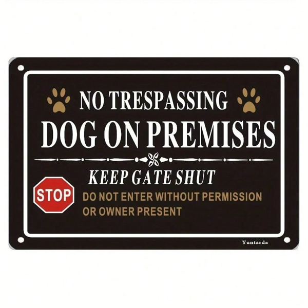 CIFbuy8x12 英寸 ( 20.3x30.5cm )铝合金标牌（TikTok、temu下自提）-1