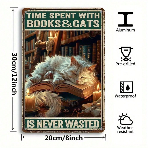 CIFbuy8x12 英寸 ( 20.3x30.5cm )复古风乡村风铝合金标牌适用于家居（TikTok、temu下自提）-2