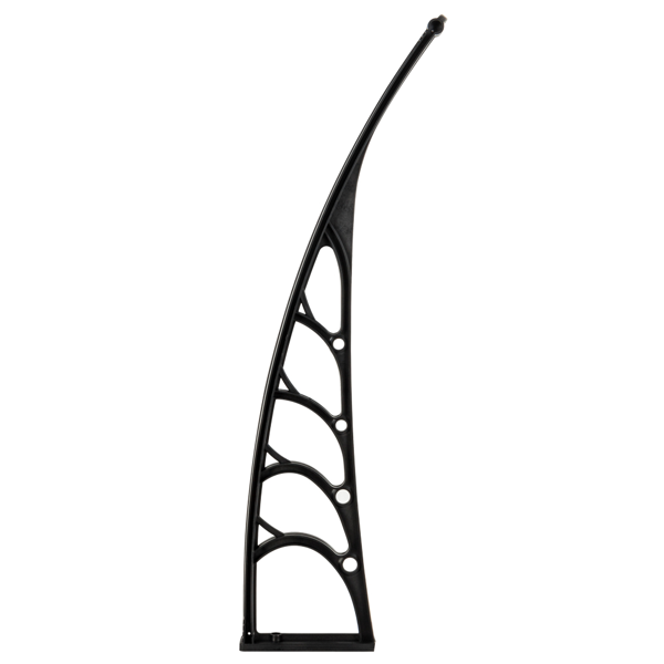 80*38in 透明板黑色支架 雨篷 塑料支架 阳光板 前后铝条（99972412同款）-6