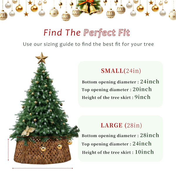 手工编织圣诞树裙-2