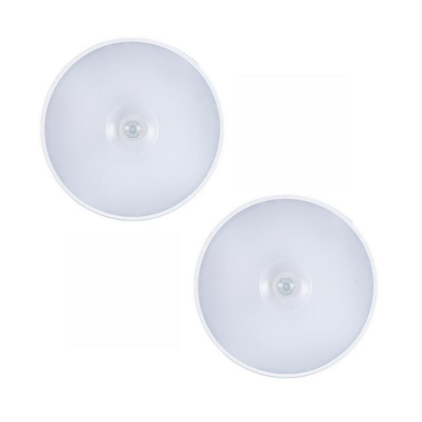 人体感应灯 圆形 白光 2个装 200154*2 磁吸 电池款-1