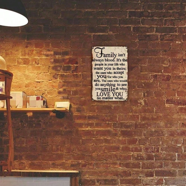 CIFbuy8x12 英寸 ( 20.3x30.5cm )复古风乡村风铝合金标牌Farmhouse适用于家居、Office（TikTok、temu下自提）-6