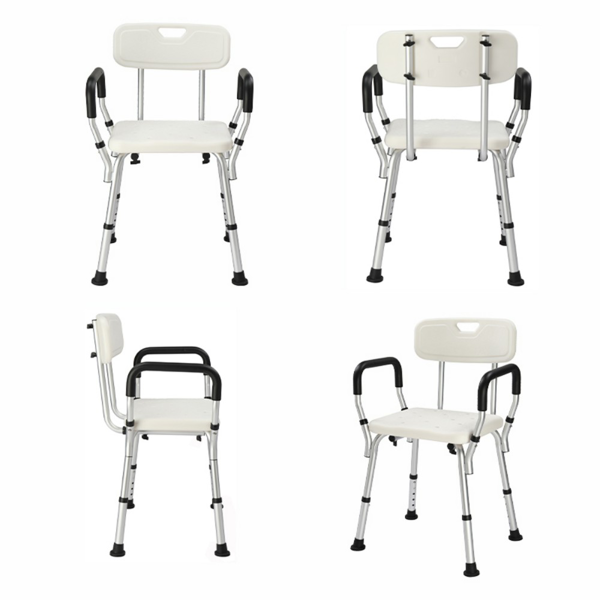 洗澡椅 有扶手有靠背-12