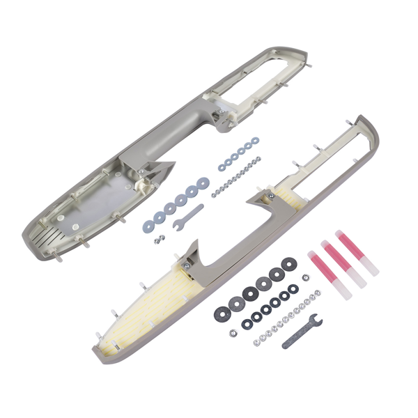 门扶手 Front Left and Right Side Door Armrest Gray for Chevy Avalanche Tahoe Silverado Suburban GMC Sierra Yukon Stainless Steel 20874748 926-740 20874797-2