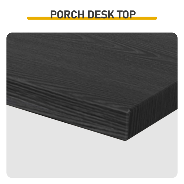 黑浮雕 T字腿 MDF 贴3D纸 106.5x35.5x75cm 玄关桌 50mm空心板-4