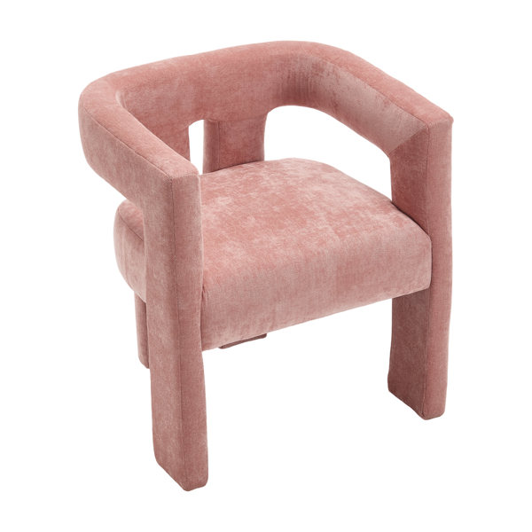 团结就是胜利 现代设计布艺软垫休闲椅/餐椅/桶形边椅 厨房扶手椅 客厅两件套-2