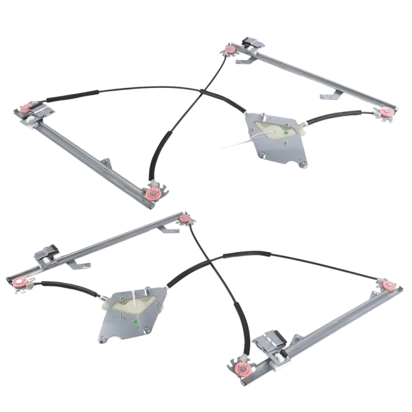 玻璃升降器 Front Left Right Window Regulator for Mercedes-Benz G500 G55 G63 AMG SUV 2002-2017 Silver 2Pcs-4