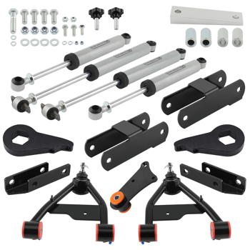 2.5英寸升高套件，适用于雪佛兰S10 Blazer皮卡、GMC S15 Jimmy Sonoma 1982-2005车型。