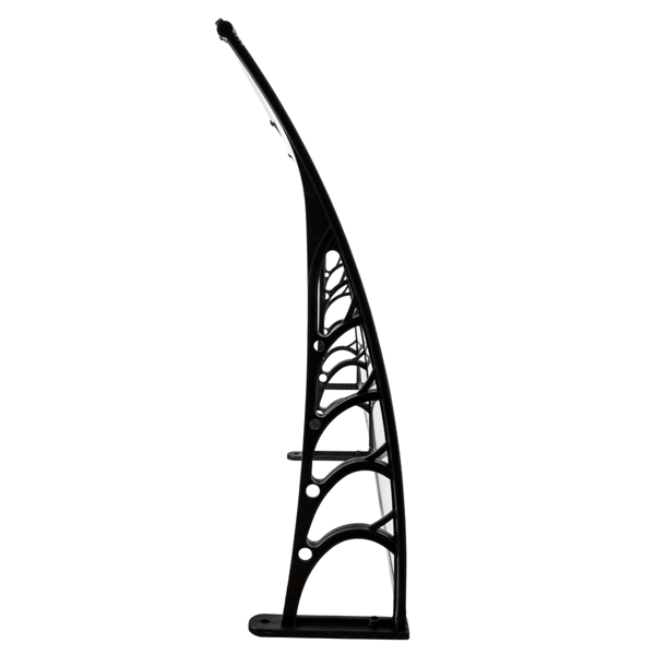 80*38in 透明板黑色支架 雨篷 塑料支架 阳光板 前后铝条（99972412同款）-16