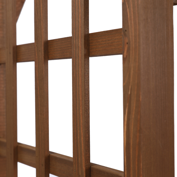 【同款编码：43529880】7FT深棕色花园拱门-26