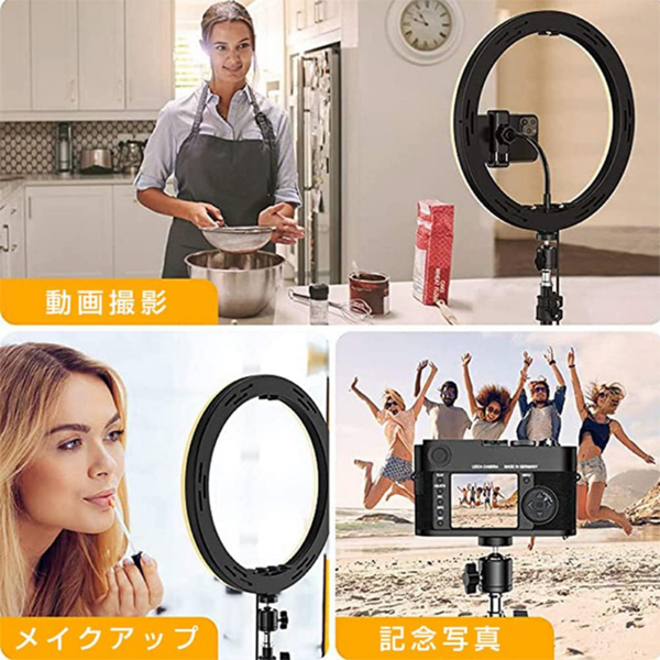 补光灯 反折叠 10寸灯+云台+软管手机夹+手机夹+170cm灯架-13