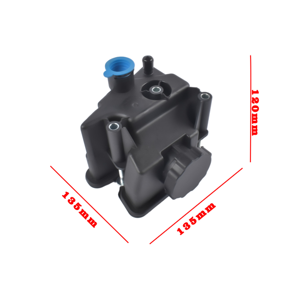 转向助力泵配件 Plastic Power Steering Reservoir Fits for Mercedes C209 CLK350 X204 GLK350 2006-2012 Black-2