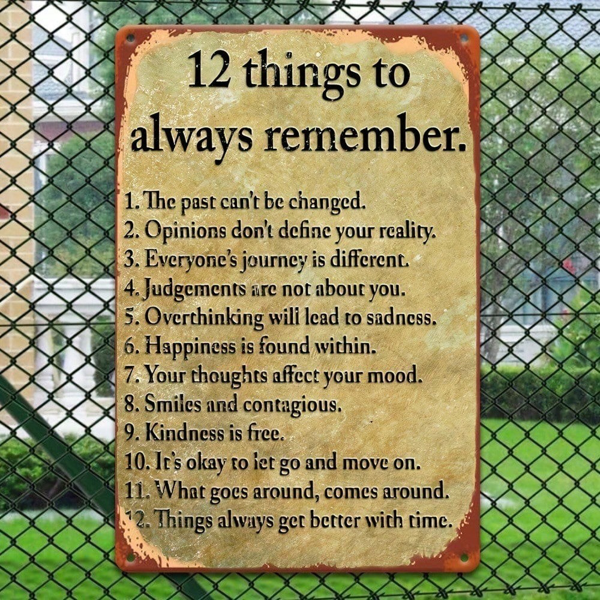 CIFbuy8x12 英寸 ( 20.3x30.5cm )复古风乡村风铝合金标牌Farmhouse适用于家居（TikTok、temu下自提）-5