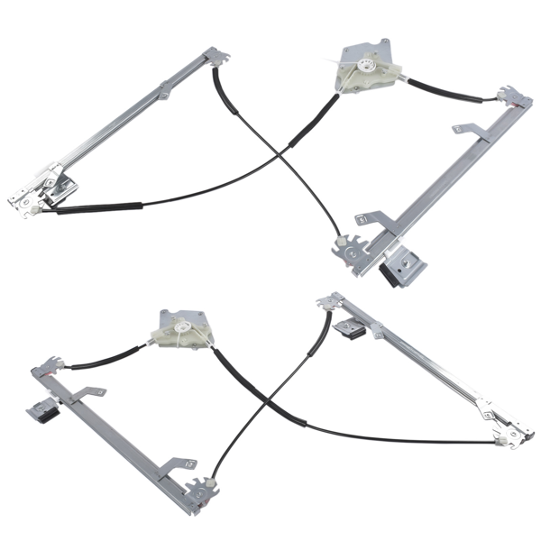 玻璃升降器 Front Left Right Window Regulator for Mercedes-Benz G500 G55 G63 AMG SUV 2002-2017 Silver 2Pcs-8