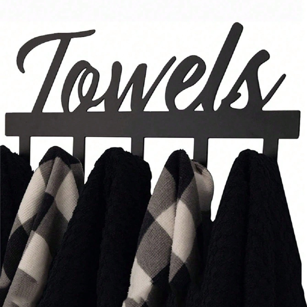 CIFbuy™ 农舍复古字母墙钩 门厅钥匙衣帽收纳架（TikTok、temu下自提）-4