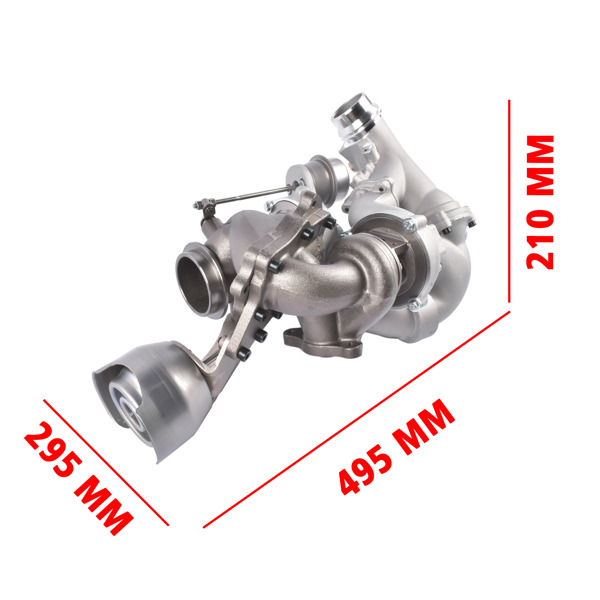 涡轮增压器 Turbo Turbocharger Fit for Mercedes-Benz Sprinter 2500 3500 Van 2.1L Engine Diesel 2014-2016 6510900880 A6510900880-3