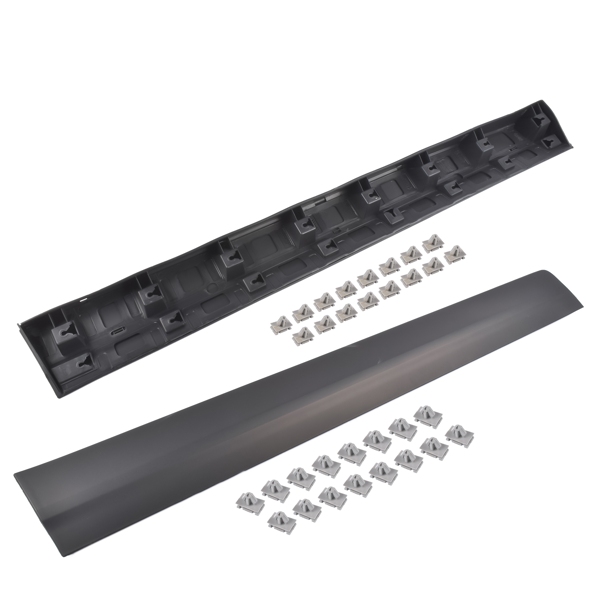 车门下饰条 Pair Front Left & Right Lower Door Trim Molding Black Fit for Cadillac XT5 2.0L 3.6L 2017-2025 85617328 85617327-6