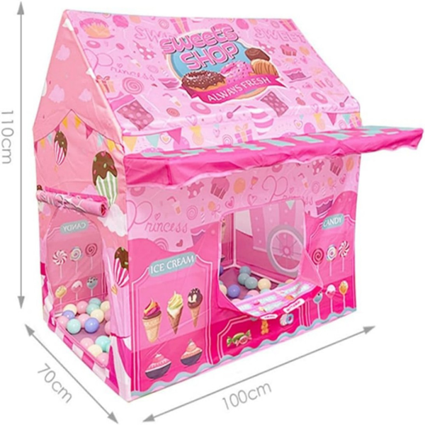 儿童帐篷 甜品贩卖屋【不含球不含垫】-5