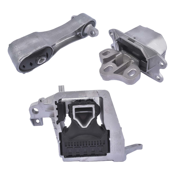 发动机支架 3PCS Front Lower Right Engine Mount Set Fit for BMW X1 X2 Mini Cooper Clubman Countryman F54 F55 F56 F60 22116885788-6