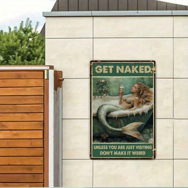 CIFbuy12x8 英寸 ( 30.5x20.3cm )复古风乡村风铝合金标牌适用于家居、酒吧（TikTok、temu下自提）-4