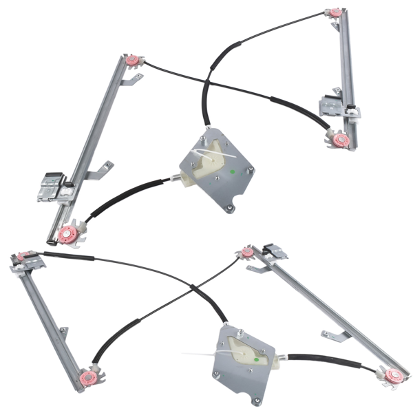 玻璃升降器 Front Left Right Window Regulator for Mercedes-Benz G500 G55 G63 AMG SUV 2002-2017 Silver 2Pcs-9