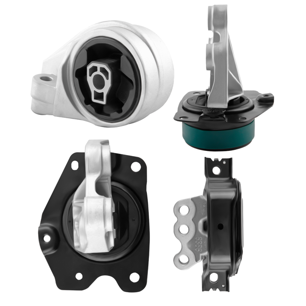 发动机和变速箱支架四件套，适用于雪佛兰 Equinox 和 GMC Terrain 2.4L 车型（2010-2016 款）-2