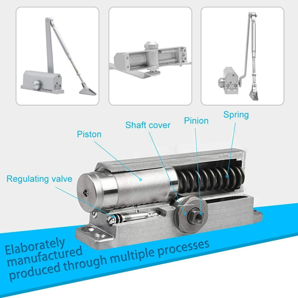 40-65KG铝合金 防火闭门器-4