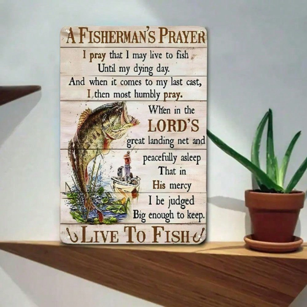 CIFbuy8x12 英寸 ( 20.3x30.5cm )复古风乡村风铝合金标牌适用于家居、酒吧、车库（TikTok、temu下自提）-3