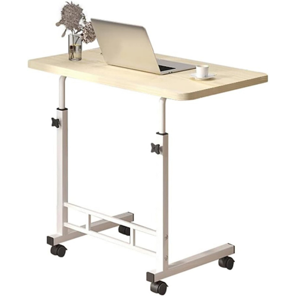 桌子 铁撑款升降桌 枫木色-1