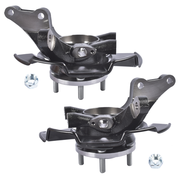 转向节总成 2Pcs Front Spindle Knuckle Steering Left & Right Fit for Kia Sportage EX LX 2.0L l4 2.7L V6 698-057 698-056-5