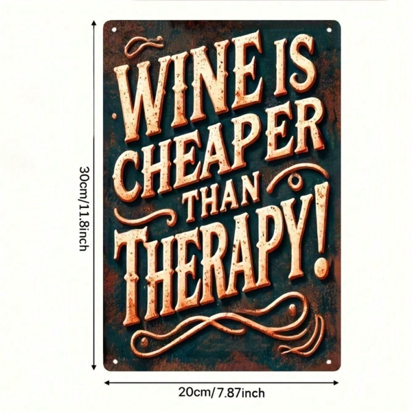 CIFbuy8x12 英寸 ( 20.3x30.5cm )复古风乡村风铝合金标牌适用于家居、酒吧（TikTok、temu下自提）-2
