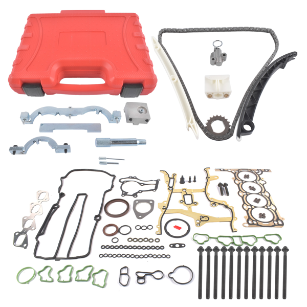 发动机大修包 Timing Chain+Head Gasket+Locking Kit Fits for Chevy Cruze Trax Sonic Buick Encore 1.4L 2011-2016 HS54898 HS26540PT-1 55565005-3